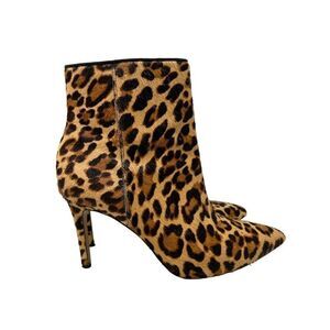 Aldo Weima Leopard Pointed Toe Bootie Womens size 10